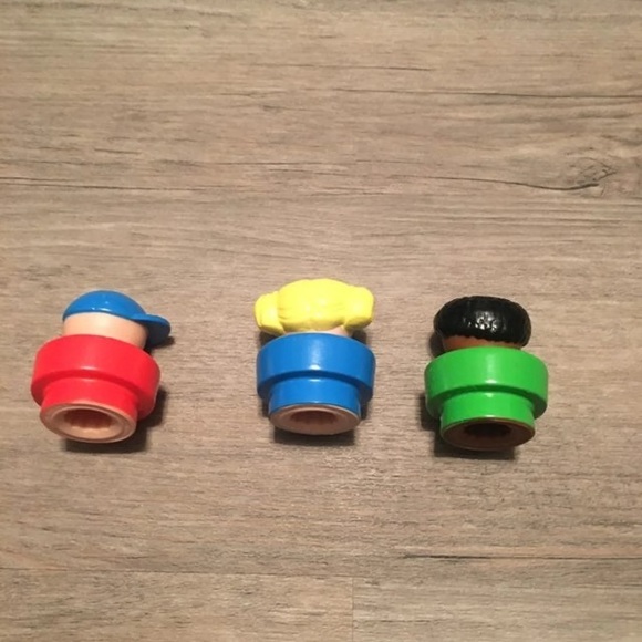 Three Fisher Price Chunky Little People Vintage - Picture 2 of 7